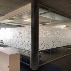 stylischer sichtschutz aus milchglasfolie stylischer sichtschutz aus milchglasfolie