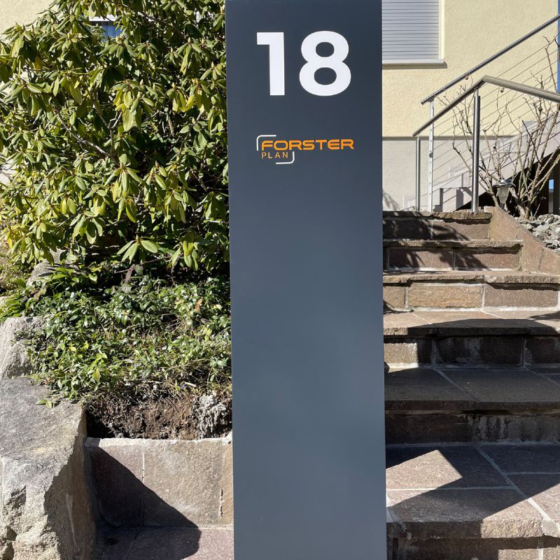 seitliche ansicht einer briefkastenbeschriftung seitliche ansicht einer briefkastenbeschriftung